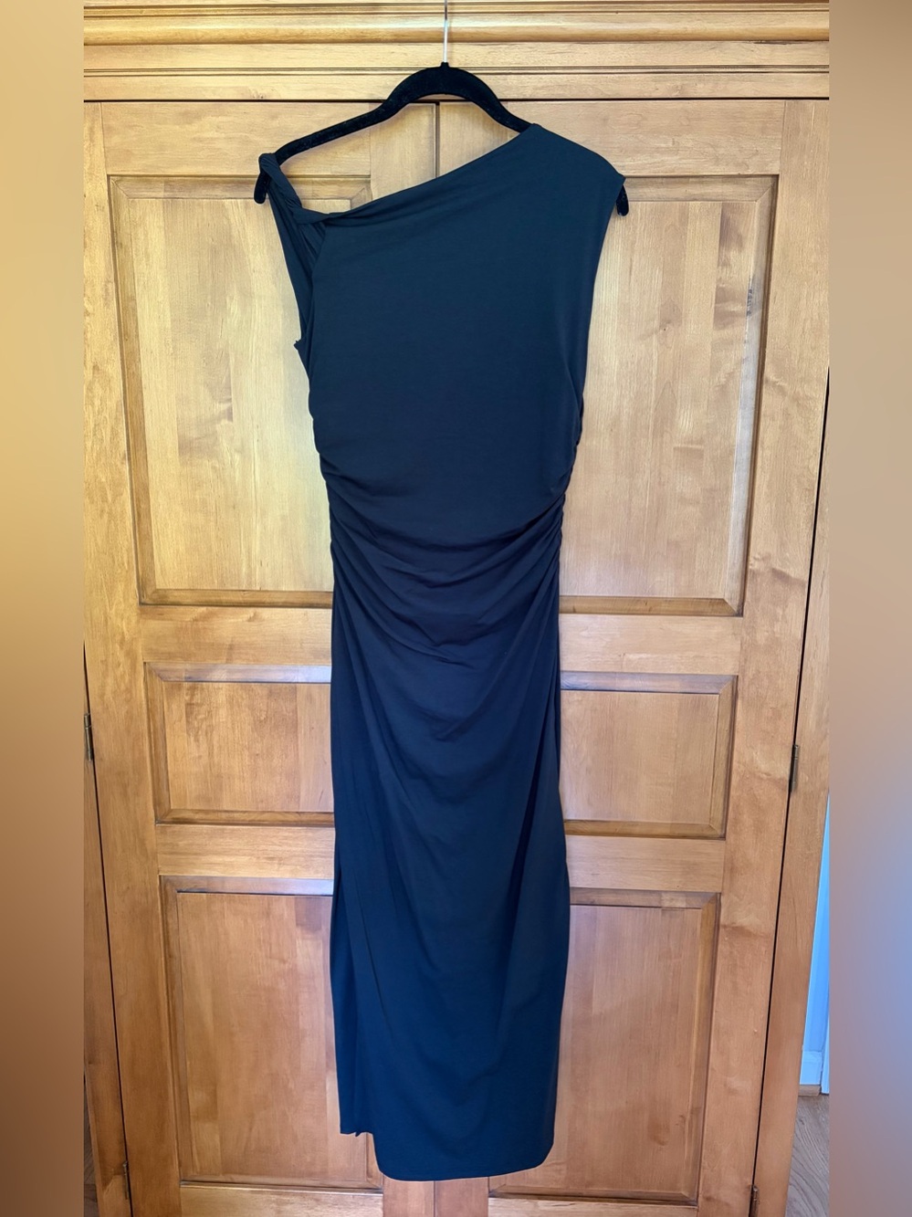 Abercrombie Asymmetrical Twist Knit Midi Dress - Picture 7 of 8